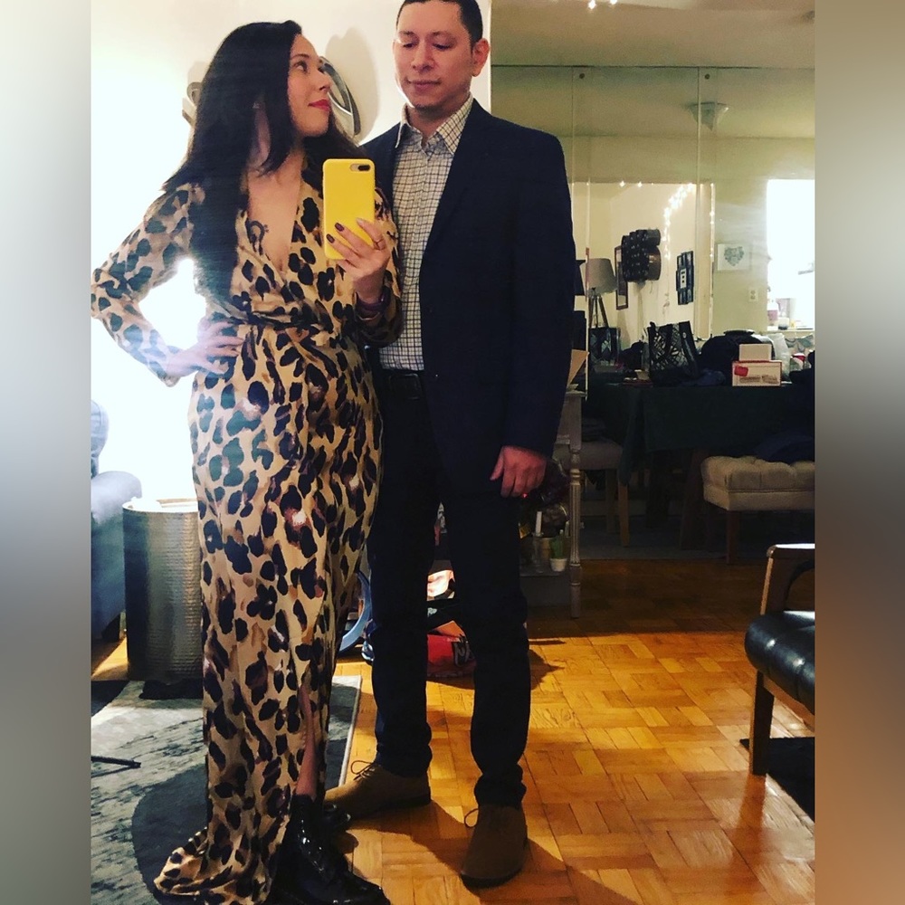 Missguided Leopard Maxi Dress